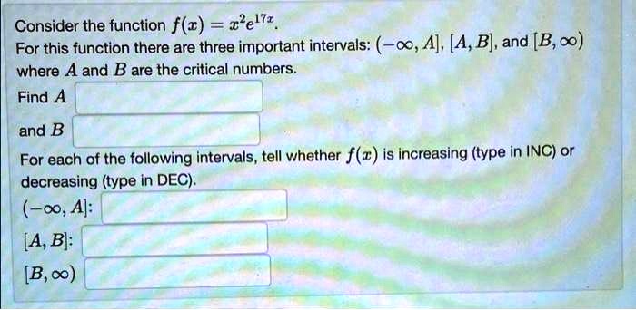 Solved Consider The Function F X E X For This Function There