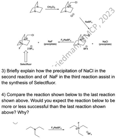 Solved Texts Naf F Nabf Nacl Precipitate Precipitate Bf