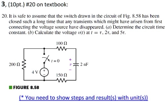 SOLVED 20 It Is Safe To Assume That The Switch Drawn In The Circuit