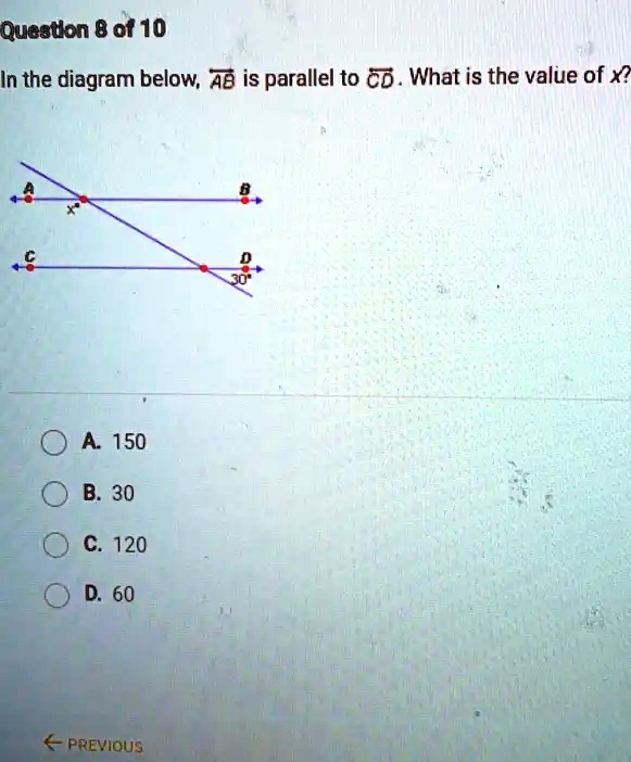 Solved Question Of In The Diagram Below Ab Is Parallel To Cd