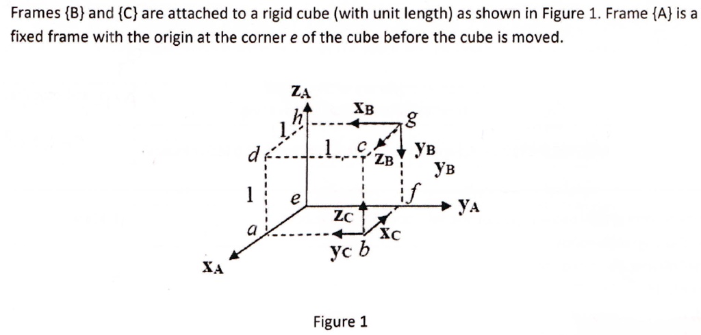 Solved Determine The Homogeneous Transformation Matrix T Which