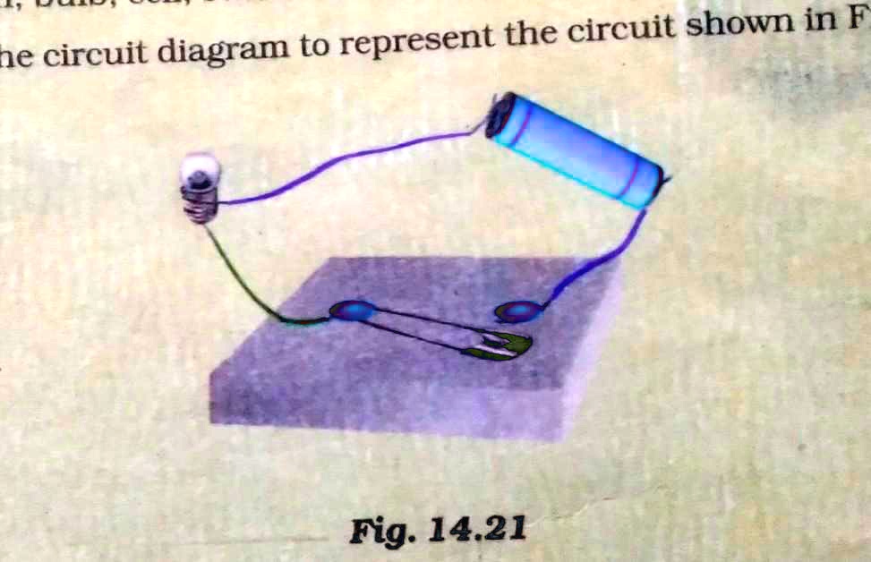 Solved Draw The Circuit Diagram To Represent The Circuit Shown In Fig