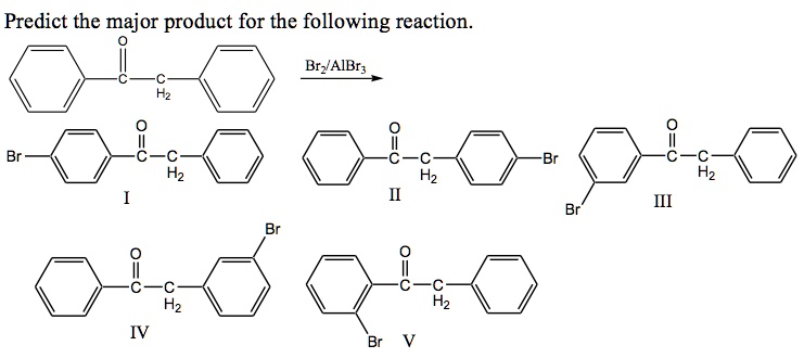 Solved Predict The Major Product For The Following Reaction Br Albr