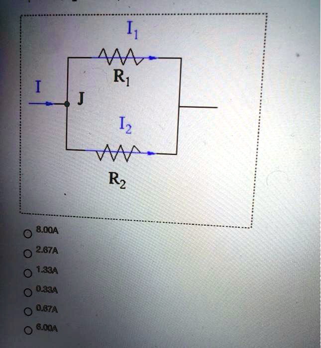 SOLVED Two Resistors R1 And R2 Are In Parallel As Shown In The