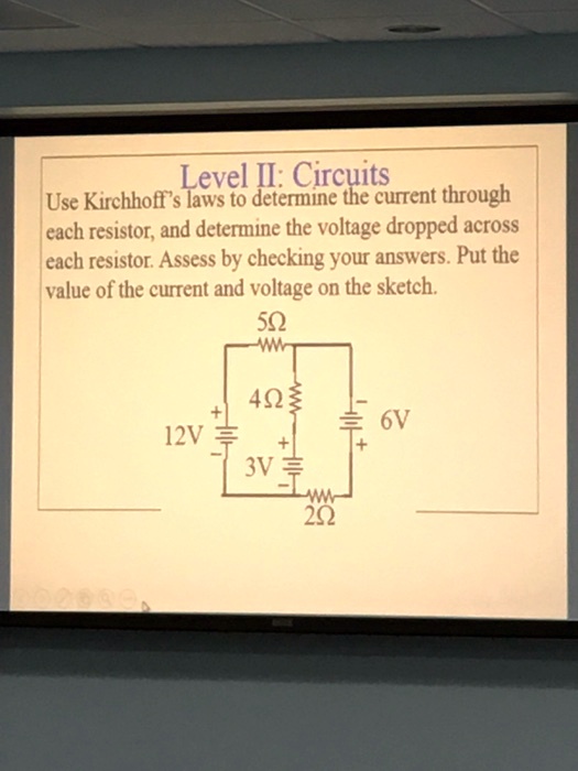 SOLVED LevelII Circuits Use Kirchhoff S Laws To Determine The Current