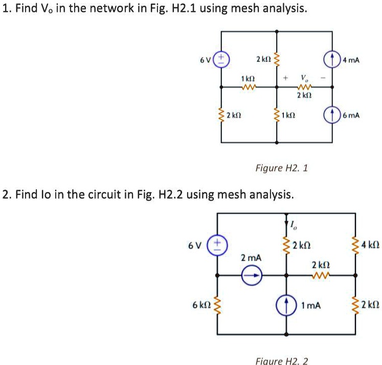 Video Solution Find V In The Network In Fig H Using Mesh