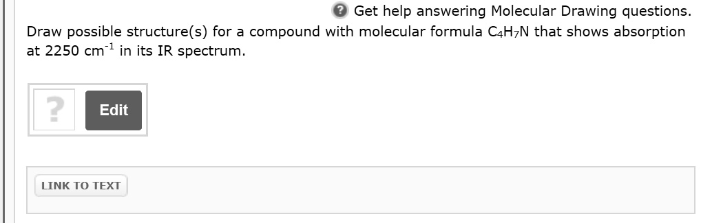 Solved Get Help Answering Molecular Drawing Questions Draw Possible