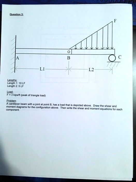 Solved Question B Li Lengths Length Lf Length Lf F