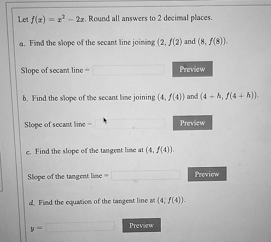 SOLVED Let F C 2c Round All Answers To 2 Decimal Places A Find The