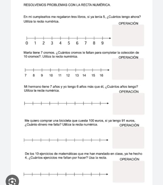 SOLVED RESOLVEMOS PROBLEMAS CON LA RECTA NUMÉRICA En mi cumpleafios