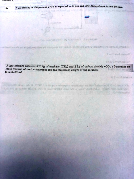 Solved A Gas Mixture Consists Of Kg Of Methane Ch And Kg Of