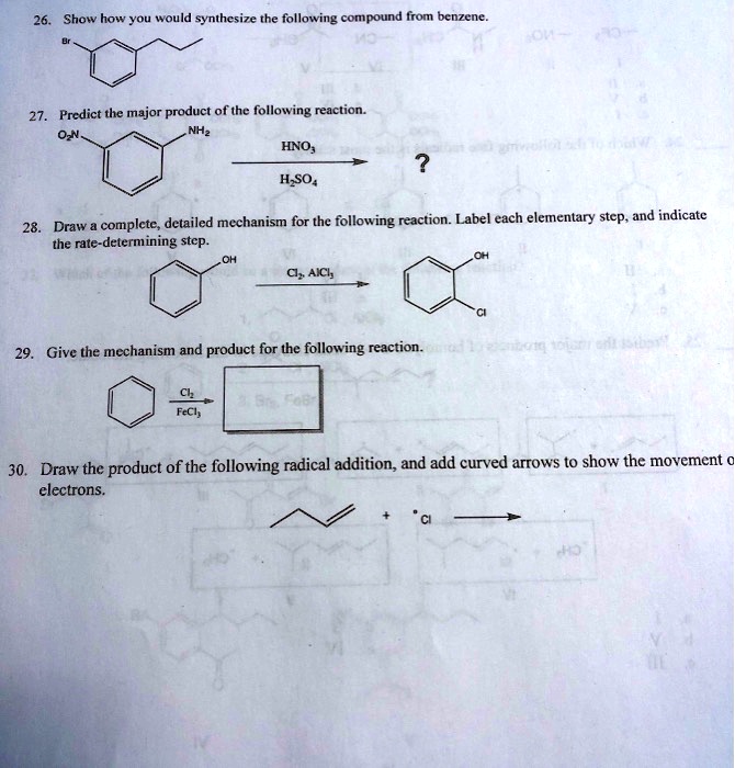 Solved Show How You Would Synthesize The Following Compound From