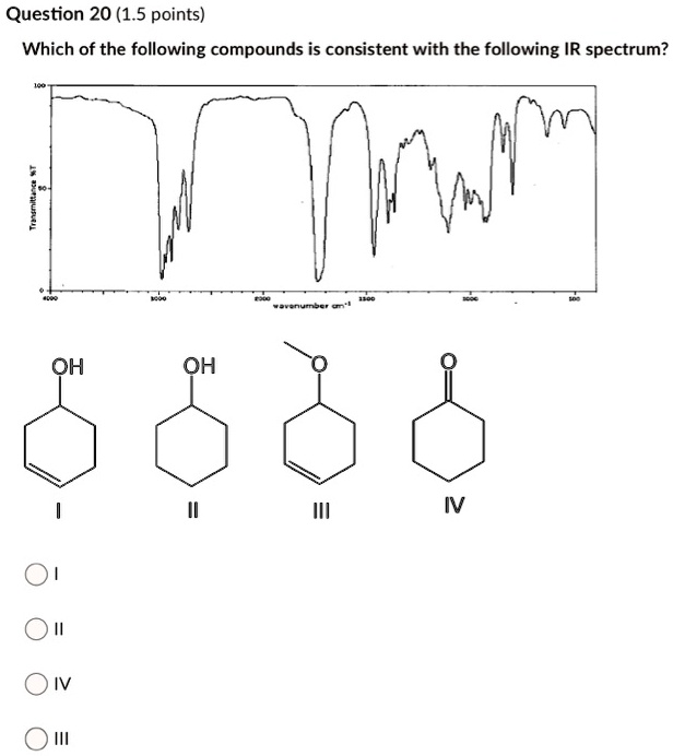 Solved Question Points Which Of The Following Compounds Is