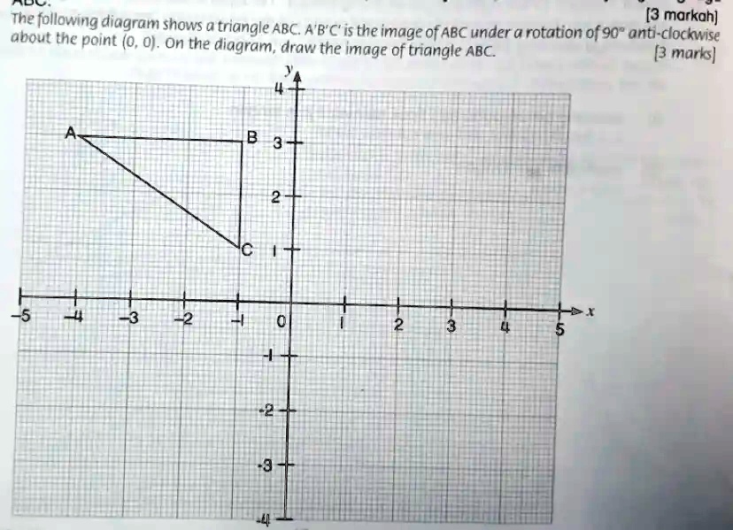 SOLVED The Following Diagram Shows A Triangle ABC B C Is The Image Of