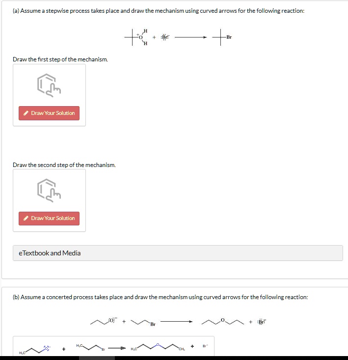 Solved A Assume A Stepwise Process Takes Place And Draw The