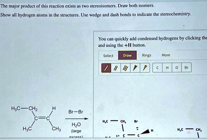 Solved The Major Product Of This Reaction Exists As Two Stereoisomers