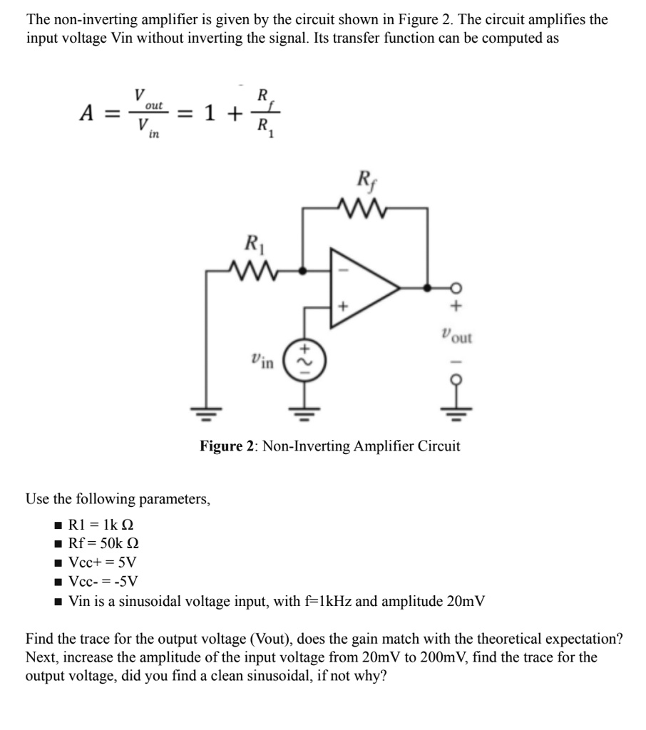 SOLVED SOLVE USING LTSPICE NOT BY HANDWRITING The Non Inverting