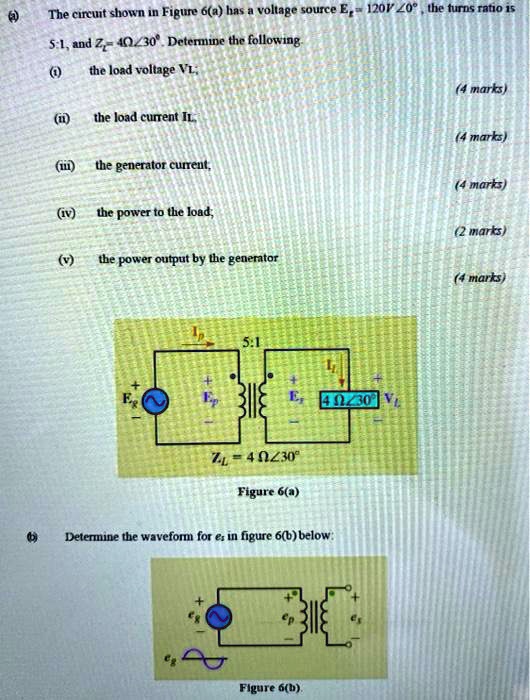 Solved The Circuit Shown In Figure Ahas A Voltage Source E V The