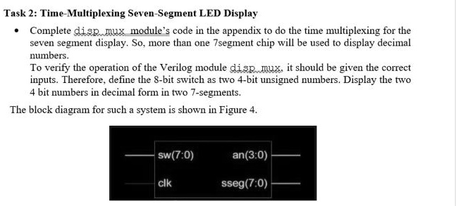 Solved Write Decimal Counter Verilog Code Using Nexys Task Time