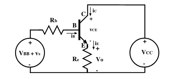 Solved Consider A Pnp Bjt Emitter Follower Circuit But With The