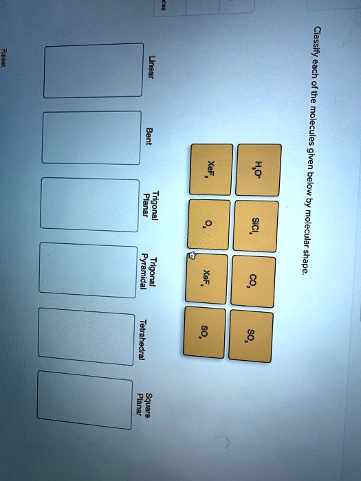 SOLVED Classify Each Of The Molecules 8 Given Below SICI By Molecular