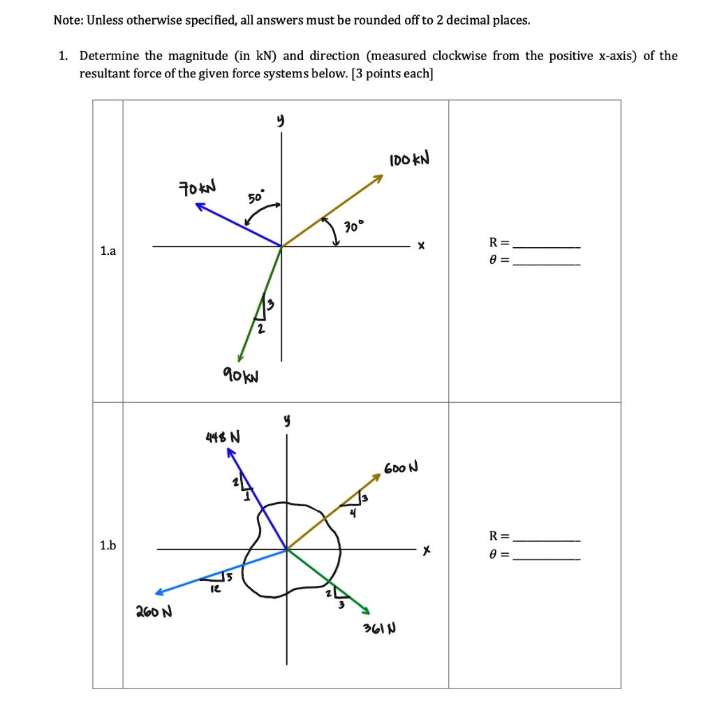 Solved Note Unless Otherwise Specified All Answers Must Be Rounded