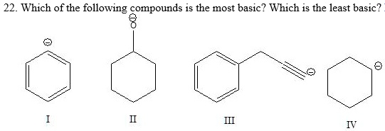 Solved Which Of The Following Compounds Is The Most Basic Which Is