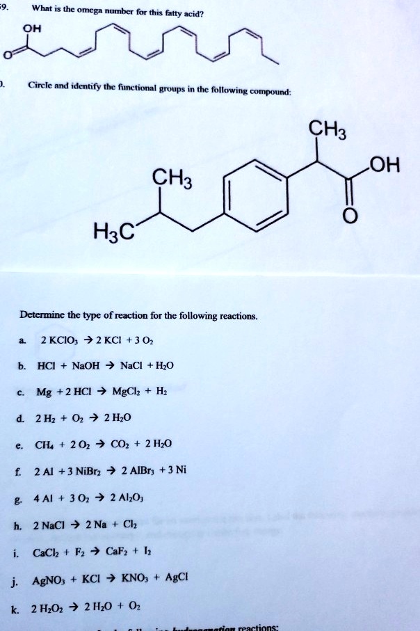 SOLVED What Is Thc Omcp Numbcr For This Fatty Acid OH Circlc And