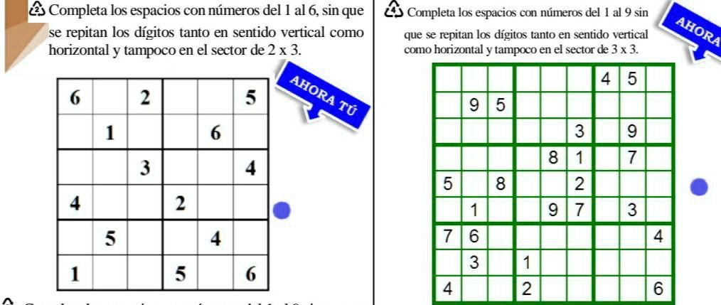 Solved Completa Los Espacios Con N Meros Del Al Sin Que Se