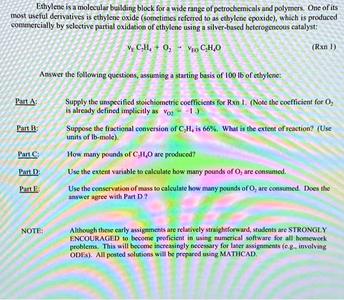 Solved Most Useful Derivatives Is Ethylene Oxide Sometimes Referred