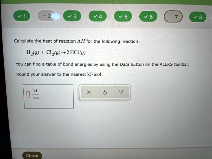 Solved Calculate The Heat Of Reaction A H For The Following Reaction