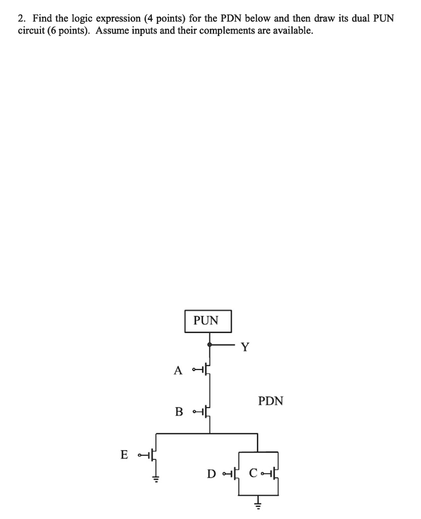 Video Solution Find The Logic Expression Points For The Pdn