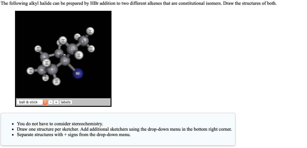 Solved The Following Alkyl Halide Can Be Prepared By Hbr Addition To