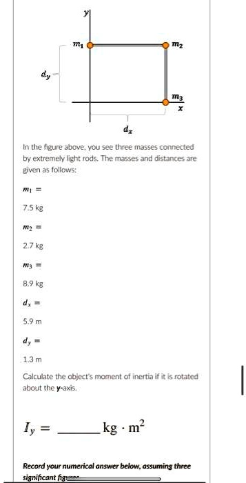 Solved In The Figure Above You See Three Masses Connected By