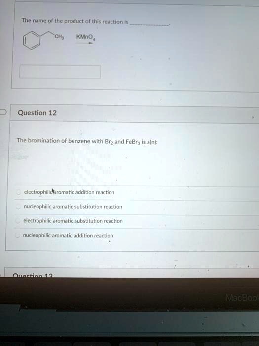 Solved The Numg Of The Product Of Thls Reaction Kmno Question The