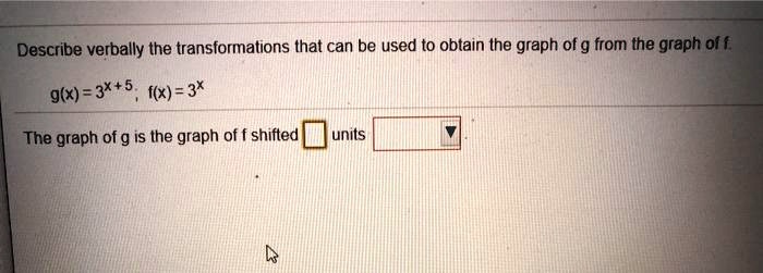 Solved Describe Verbally The Transformations That Can Be Used To