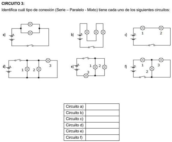 SOLVED Me Ayudan C Debo Presentarlo En Un Rato CIRCUITO 3 Identifica