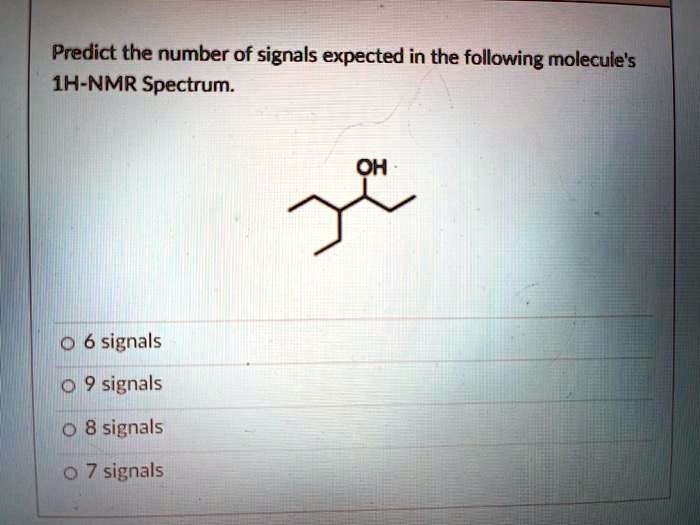 SOLVED Predict The Number Of Signals Expected In The Following