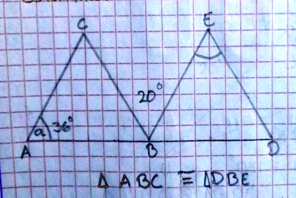 Solved Los Puntos Abc Son Colineales Los Triangulos Abc Y Dbeson