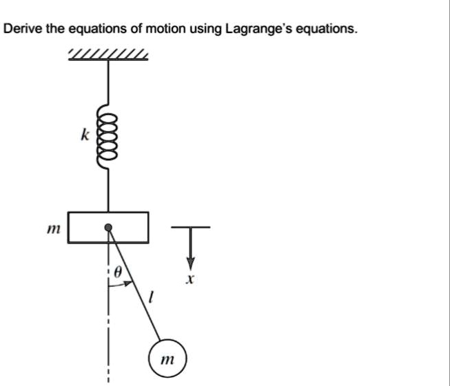 Derive The Equations Of Motion Using Lagranges Equations 81812