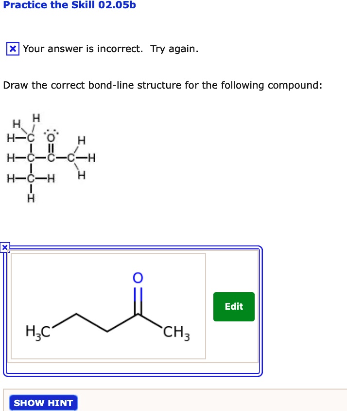 SOLVED Practice The Skill 02 05b Your Answer Is Incorrect Try Again