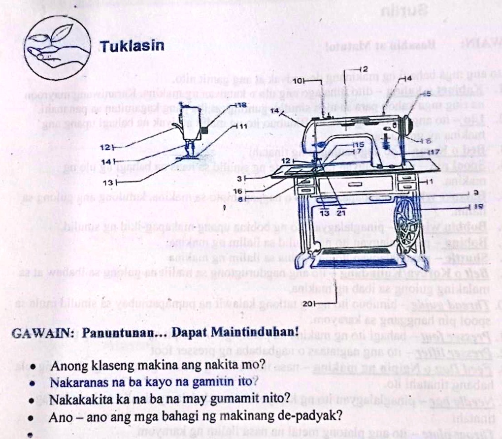 Solved Anong Klaseng Makina Ang Nakita Mo Nakaranas Na Ba Kayo Na