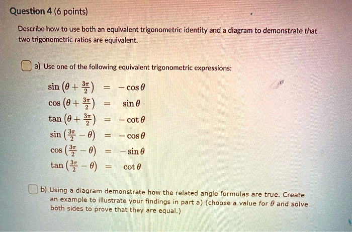 Solved Question Points Describe How To Use Both An Equivalent