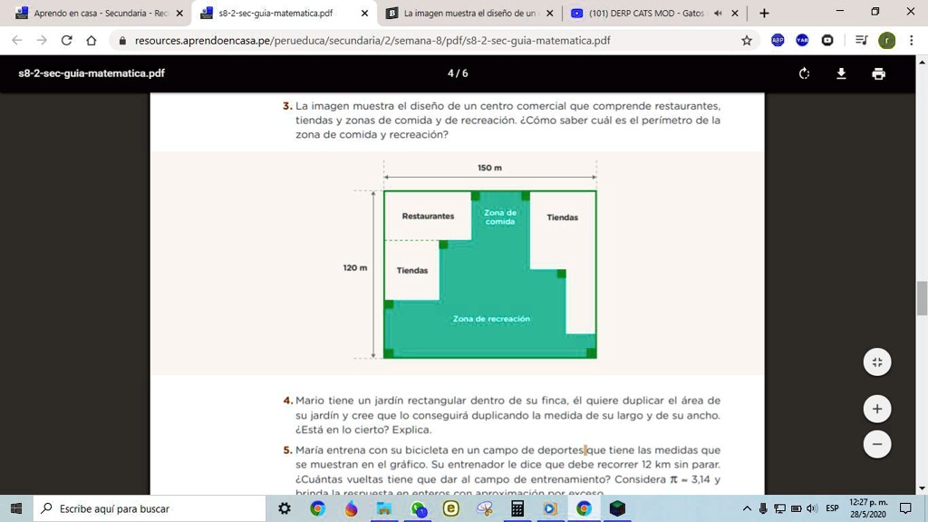 Solved La Imagen Muestra El Dise O De Un Centro Comercial Que