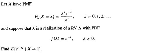 SOLVED Let X have PMF Pλ X x λ x e λ x x 0 1 2 and suppose