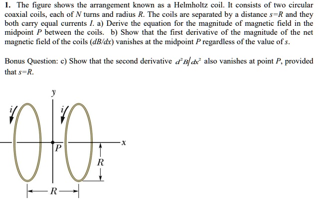 SOLVED 1 The Figure Shows The Arrangement Known As A Helmholtz Coil