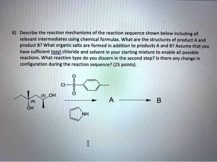 SOLVED Describe The Reaction Mechanisms Of The Reaction Sequence Shown