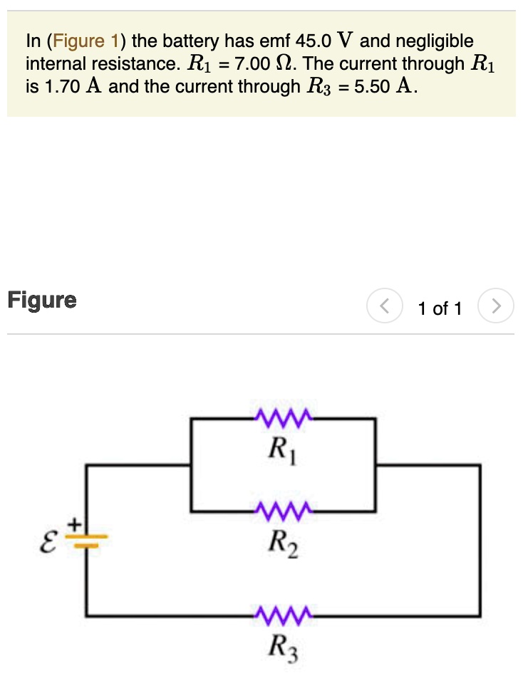 In Figure The Battery Has Emf V And Negligible Internal