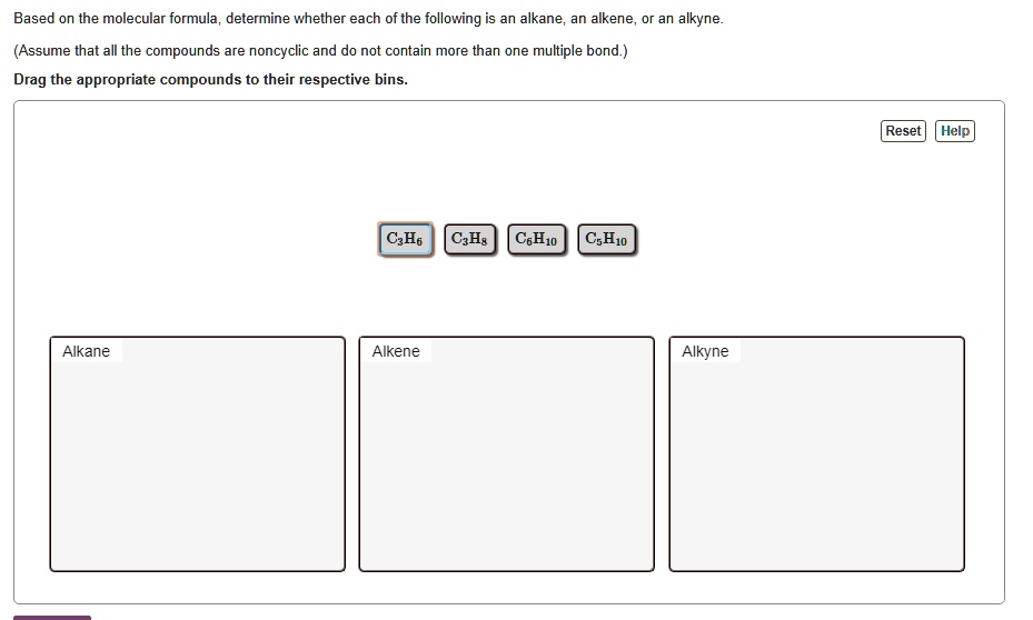 Solved Based On The Molecular Formula Determine Whether Each Of The