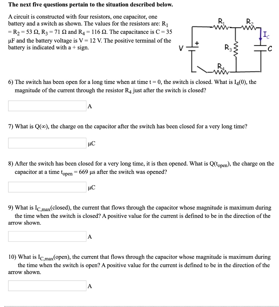 SOLVED The Next Five Questions Pertain To The Situation Described